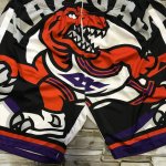 NBA Toronto Raptors Big Face M&N shorts Blanc